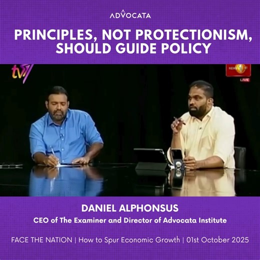 Principles, not protectionism, should guide policy. Expanding on the interplay between public and private investment, 𝐃𝐚𝐧𝐢𝐞𝐥 𝐀𝐥𝐩𝐡𝐨𝐧𝐬𝐮𝐬, 𝘊𝘌𝘖 𝘰𝘧 𝘛𝘩𝘦 𝘌𝘹𝘢𝘮𝘪𝘯𝘦𝘳 𝘢𝘯𝘥 𝘋𝘪𝘳𝘦𝘤𝘵𝘰𝘳 𝘰𝘧 𝘵𝘩𝘦 𝘈𝘥𝘷𝘰𝘤𝘢𝘵𝘢 𝘐𝘯𝘴𝘵𝘪𝘵𝘶𝘵𝘦, argued that 𝐬𝐭𝐫𝐚𝐭𝐞𝐠𝐢𝐜 𝐜𝐨𝐥𝐥𝐚𝐛𝐨𝐫𝐚𝐭𝐢𝐨𝐧 𝐛𝐞𝐭𝐰𝐞𝐞𝐧 𝐭𝐡𝐞 𝐬𝐭𝐚𝐭𝐞 𝐚𝐧𝐝 𝐩𝐫𝐢𝐯𝐚𝐭𝐞 𝐢𝐧𝐯𝐞𝐬𝐭𝐨𝐫𝐬 can unlock vast growth potential for Sri Lanka. Using the example of the 𝐂𝐨𝐥𝐨𝐦𝐛𝐨 𝐏𝐨𝐫𝐭, he explain