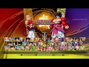 Dragon Ball FighterZ Gogeta ssj4 vs Broly ssj4