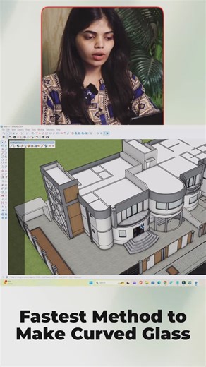 SketchUp PRO Expert on Instagram: "✅Fastest method to create curve glass rail Unlock the secret to stunning photorealistic renders and animations with our expert guidance! 🚀✨ @diksha_.kataria Download the “PTS CAD Expert” app and join our vibrant community of architects, interior designers, and 3D artists! 🌟 Stay connected: • YouTube: PTS CAD EXPERT • WhatsApp: +918199929888 • Website: ptscadexpert.com • Email: ptscadexpert@gmail.com Master the art of: • SketchUp & 3ds Max • D5 Render & Lumion