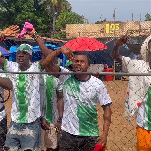 Grand Cape Mount County fans were vocal around the field, sending a clear message to Bassa County: “No cheating! Ly want cheat! | Lib Bleacher Sports