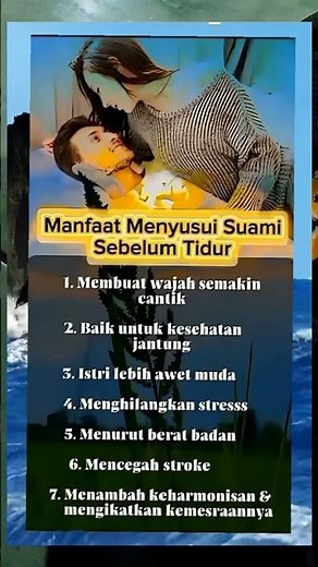 berikut ini!! manfaat menyusui suami sebelum tidur!!🔥,"',#short