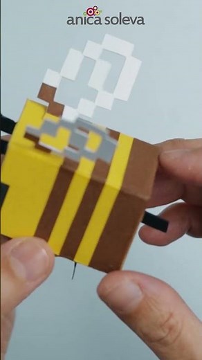 DIY Minecraft Bee From Scratch 🐝| #shorts
