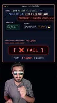 Agent ko reliable kaise banao?Eval samjho 2 min mein #evaluation #aiagents #langchain #langgraph #ai