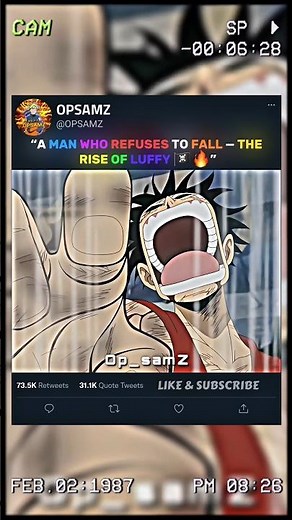 "Luffy Refuses to Die & Breaks Crocodile 💀" | One Piece | Sem Tempo (Ultra Slowed) #onepiece #shorts
