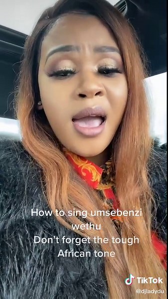 Let’s hear your version #umsebenziwethuvocalchallenge #umsebenziwethu