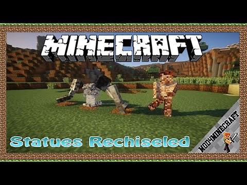 Statues: Rechiseled Mod 1.12.2 & Tutorial Downloading And Installing For Minecraft