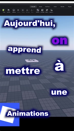 Tuto animer un StarterCharacter sur Roblox Studio