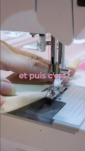 Comment faire un ourlet tourné facilement ✨ #couture