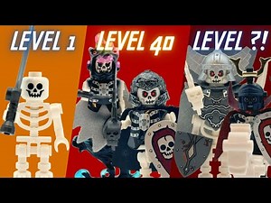 Building a custom LEGO CASTLE SKELETON Army!