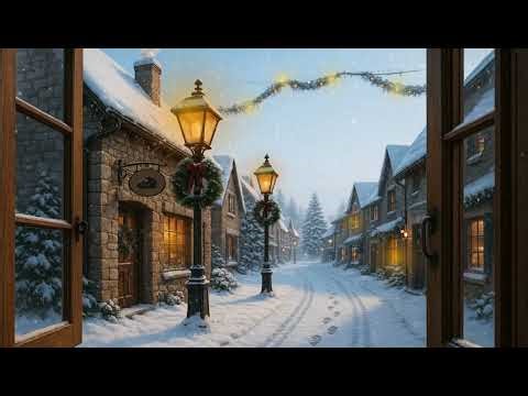 ❄️ Peaceful Snowy Christmas Ambience 🎄Calm Holiday Instrumental Vibes