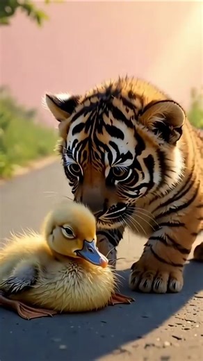 ✨A cutie baby duckling 🐥 story🐾#cat#funnyanimal #monkey #duckrescue #catcute #animalrescue#funny