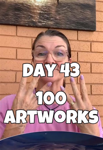 Day 43 🤡 Day 50 is coming up soon! I hope you’re following 👀 “Wearing the jester’s crown” *sale price is exclusive of p&h . . . . . . . #aussieartist #stephflowerart #100artworkschallenge #artforsale #jester