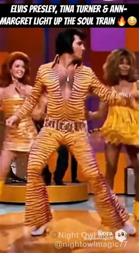 Elvis Presley, Tina Turner & Ann-Margret LIGHT UP the Soul Train 🔥😳 #shorts #viral #elvispresley
