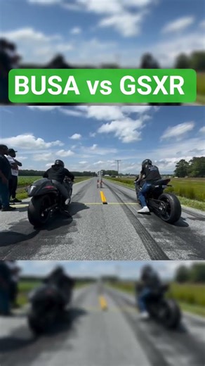 Suzuki war- BUSA vs GSXR #shorts