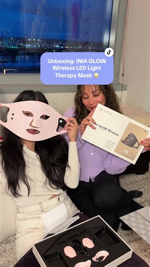 Unboxing the INIA GLOW LED Light Therapy Mask