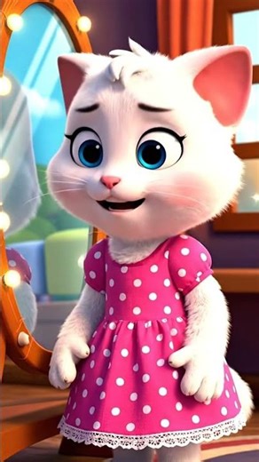 Pyari Si Billi Frock Silti Hui 😺 | Cute Cartoon Story for Kids