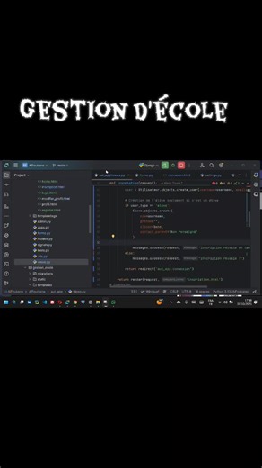 #site #école #python #français #html