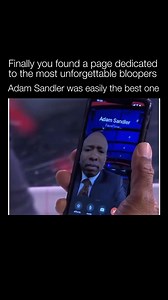 In this prank call segment, celebrities answer the phone only to hear someone immediately say they’re busy and ask to call back later. Adam Sandler’s response stood out because he leaned fully into the absurdity, responding with confusion, sarcasm, and casual humor that felt completely natural. While others reacted briefly, Sandler turned the call into a mini bit of its own. The clip remains popular because it shows how effortlessly he can turn even a prank into comedy. | Unforgettable Bloopers