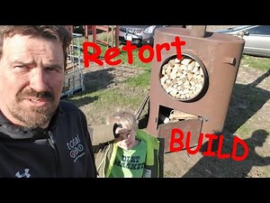 Charcoal retort kiln