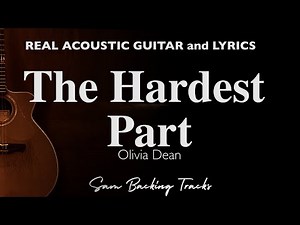 The Hardest Part - Olivia Dean (Acoustic Karaoke)