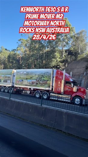 Kenworth T610SAR Prime Mover B Double M2 Motorway North Rocks NSW Australia 28/4/26 #trucks #truck
