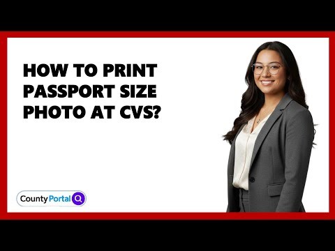 How To Print Passport Size Photo At CVS?
