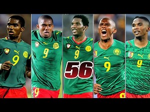 Samuel Eto'o • All 56 Goals with the Cameroon Indomitable Lions (1080p)