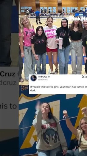 Texas senator Ted Cruz has criticised two women for their response to teenage girls protesting