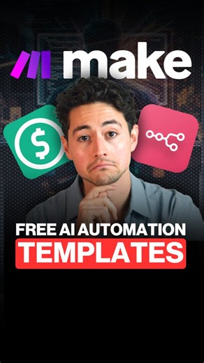 Nick AI Automation on Instagram: "Comment "AUTOMATION" to get these AI Automation templates built with n8n and Make.com Hey, quick heads up. I’m about to give away my 60 automation templates. All for free. These aren’t just any templates. They’re the same blueprints I used to take my business to 7 figures last year. Here’s the kicker. I built these using n8n and Make.com. Two no-code automation tools I use every single day. Some templates I made for clients. Others I built for myself. All of the