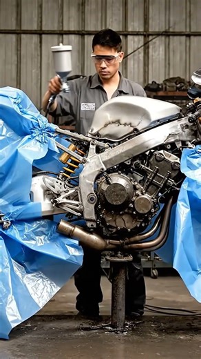 Damaged 153 TOS turned into a masterpiece #restoration #motorcycle