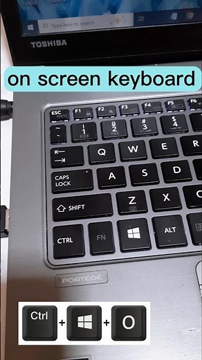 How to Open On-Screen Keyboard | Ctrl+Win+O