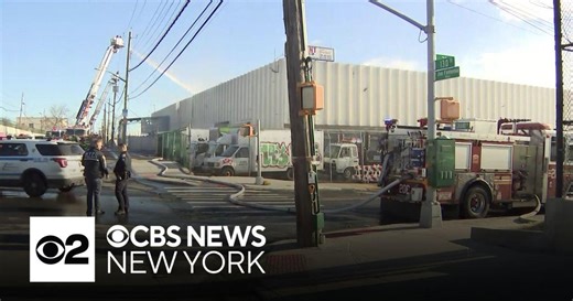 FDNY still on scene where huge fire ripped through Queens factory