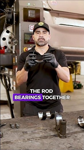What is a rod bearing? What a main and rod-bearing look like. How does a rod bearing work?