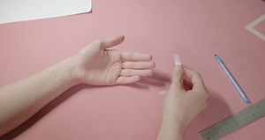 Girl Cuts Paper Scissors Stock Footage Video (100% Royalty-free) 1072154933 | Shutterstock