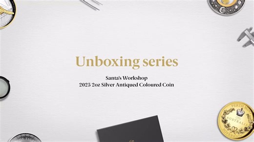 🎄Ho ho ho! We're delighted to present the Santa's Workshop 2025 2oz Silver Antiqued Coloured Coin! Beautifully designed, the coins reverse portrays Santa's workshop, filled with hard-working elves preparing the season's gifts and Santa himself checking his famous list. Encased in the coin's centre is a 24-carat gold-plated figurine of a Christmas tree with Swarovski crystals portraying baubles. 🎅🏼 Make Christmas sparkle - collect it now | https://ow.ly/UKYQ50X7wIb #ThePerthMint #PerthMintXmas