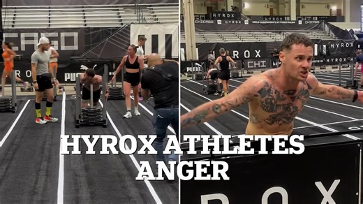 Furious Hyrox competitors claim carpet 'slowed them down' in the sled push race