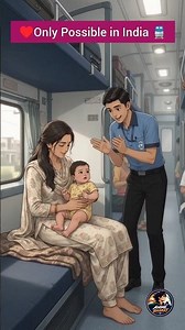 He Brought Tea for a Crying Baby on the Train… Then Started Dancing ❤️🚆 #shorts