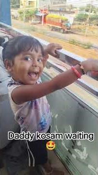 #daughter #father #bonding #trendingshorts #trendingvideo #love milky vaala daddy kosam waiting 🙄