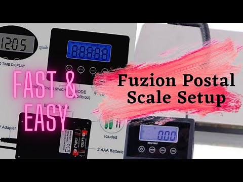 Set Up a Digital Postal Scale with Me