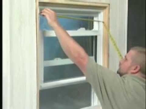 Atrium Vinyl Window Installation in an Aluminum Window Opening