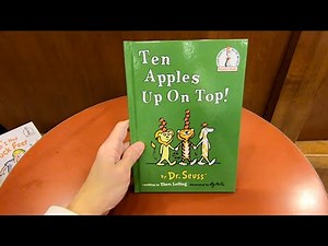 TEN APPLES UP ON TOP! BOOK BEGINNER BOOKS PICTURE BOOK BY DR. SEUSS CLOSE UP AND INSIDE LOOK