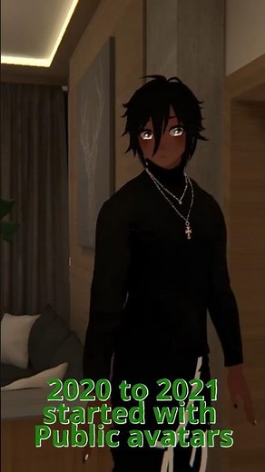 First ever vrchat hair swap & clothes toggle #vrchat #vr #vrc