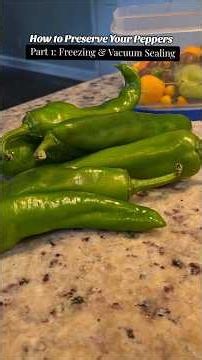 don't let your peppers rot! instead here's how to preserve your harvest 🌶