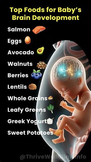 Top 10 Pregnancy Nutrition for Baby’s Brain #shorts