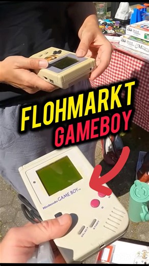 Gameboy from the flea market for a steal? #fleamarket #gameboy #nintendo #retrogaming #reseller #...