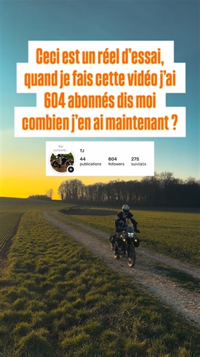 TJ on Instagram: "Ici c’est chill ma star 🦦 #yamahatenere700 #offroad #sunset #motorcycle #chill"