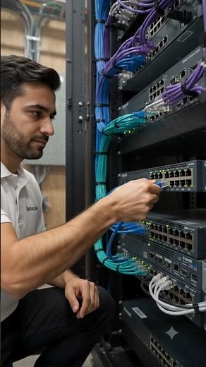 Professional Server Rack Cable Management #technicalth1nker