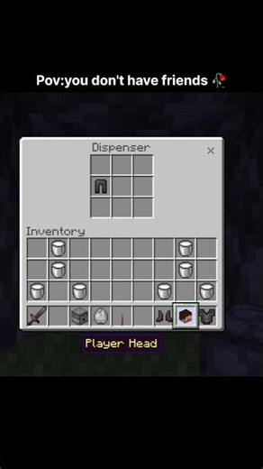 pov:you don't have friends in Minecraft 🥀🙃 #trending #minecraft