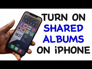 How to Enable or Turn on Shared Albums on iPhone