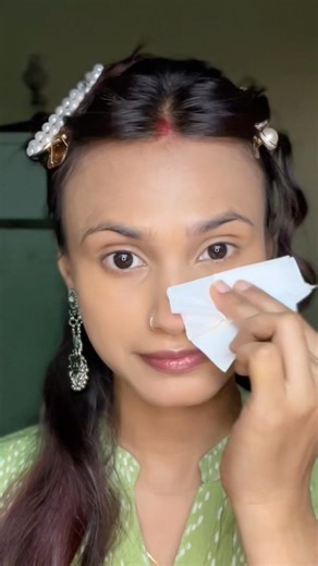 Tested viral foundation + powder hack… works but not for dry skin💔 #makeup #hack #shorts #viral